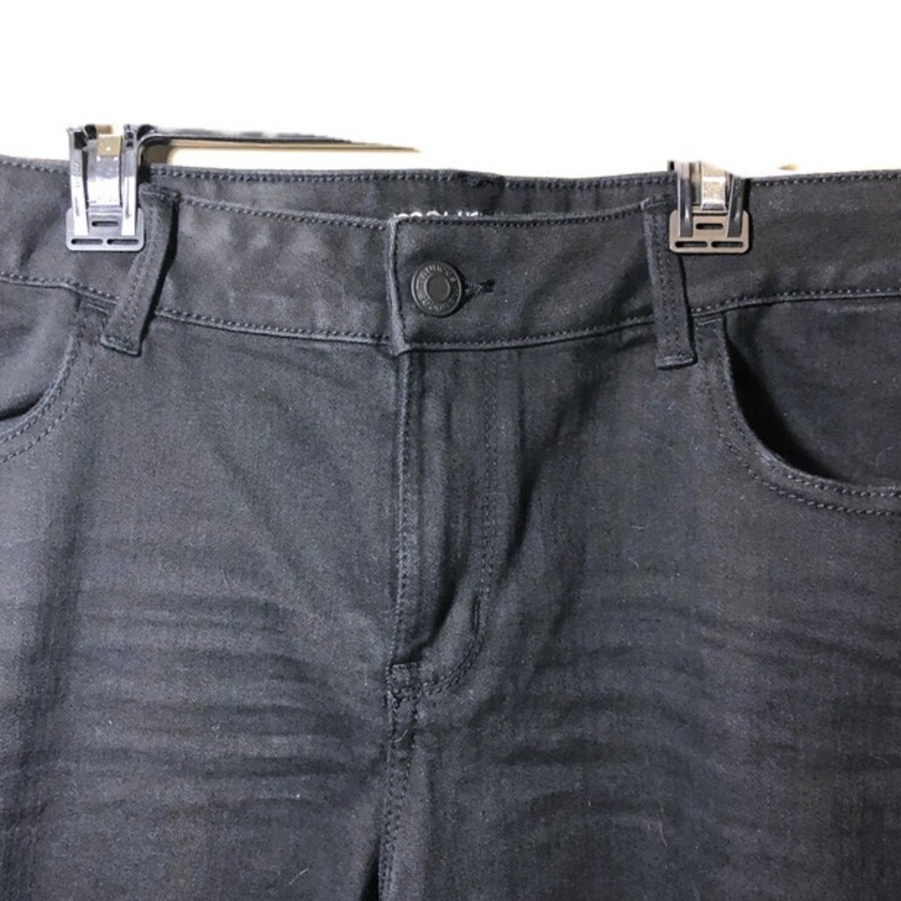 Maurices mid rise denim flex XL X-short black jeggings. - Picture 2 of 8